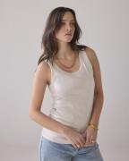 Summum rib tanktop cotton rib lisbon-5138 122 ivory