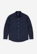 Butcher of Blue finn pocket jersey overshirt m2514021 890-alaska blue