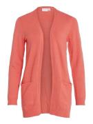 Vila Viril open ls knit cardigan noos koraal