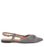 Babouche sofie slingback sandalen grey slingback sandalen dames