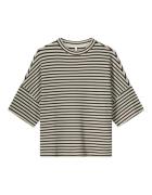 Summum Boxy top stripe waffle 3s5103-30662