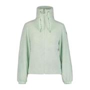 Luhta aho fleece sweater met rits dames -