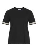 Vila vinajra o-neck s/s short t-shirt 14105437 beauty