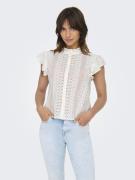Only Onlgabina cap sleeve top wvn