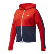 Reebok Dames linear logo full zip hoodie