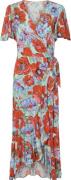 Y.A.S Yassirima ss wrap long dress s. show cherry toma