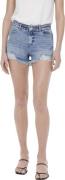 Only Onlpacy hw studded dnm shorts bj medium blue denim