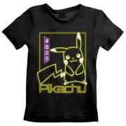 Pokemon Kinderen/kinderen pikachu neon t-shirt