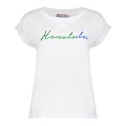 Geisha T-shirt honolulu off-white