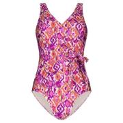 Ten Cate swimsuit v-neck padded badpak dames multicolour-roze