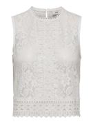 Jacqueline de Yong malou s/l lace top jrs 15325199 bright white