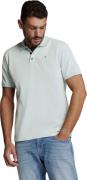 No Excess Polo pique solid stretch ice