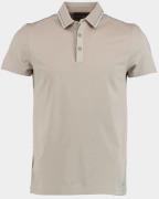 Bos Bright Blue Scotland blue polo korte mouw hilton polo contrast col...