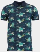 Scotland Blue Polo korte mouw lucas polo fluor 25108lu32sb/290 navy