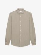 Van Harper Linnen shirt sh105 -  sand heren overhemd lange mouw