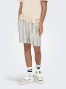 Only & Sons Onstrev life reg struc stripe short