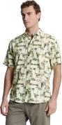 No Excess Shirt short sleeve allover printed green