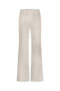 Studio Anneloes Lexie pinstripe trousers zand dessin