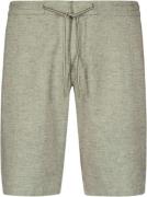 No Excess Short with linen melange dark moss