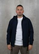 Lyle and Scott Tonal eagle hooded bomber jacket