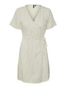 Vero Moda Vmmymilo s/s short wrap dress wvn g