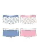 Pieces Pclogo lady 4 pack bc