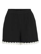 Vila vimanda wavy rw shorts 14106793 black beauty