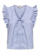 Only onltessa life capslevee v-neck top 15348871 serenity stripes