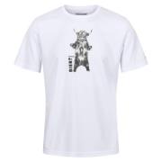 Regatta Heren fingal slogan iii bier hoogland koe t-shirt