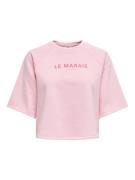 Only Onlcora s/s print o-neck ub swt