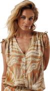 Tramontana Blouse print bronze