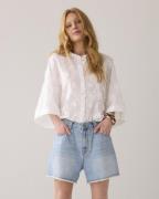 Summum blouse 3d flower 2s3286-12183 110 white