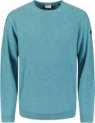 No Excess Pullover crewneck garment dyed + st seablue