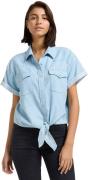 Lee Crop tied western shirt light mood