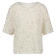 Nukus Octavia top paillet off-white