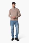 Quotrell D'azur knitted halfzip
