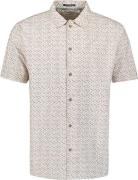 No Excess Shirt short sleeve allover printed offwhite