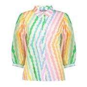 Geisha blouse 53467-20 10 off-white/yellow