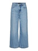 Vero Moda Vmkathy hr wide cropped jeans gu382 blue denim