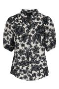 Elvira Collections Blouse clio ecru dessin