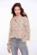 Geisha blouse 43945-20 010 ocean blue