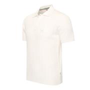 Cappuccino Italia Caorle cable knit polo