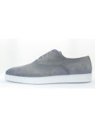 Giorgio 51303 grijze suède veterschoen met witte zool