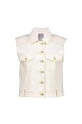 Geisha 55018-10 jeans jacket sleeveless