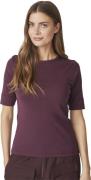 Co'Couture Grannycc embroidery ss tee winered