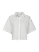 Neo Noir jasie poplin stone shirt 165711 120 white