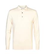 Profuomo Luxury basic polo met lange mouwen