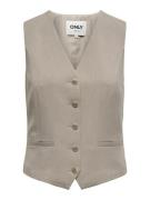 Only onliris-hattie waistcoat tlr noos 15331287 gray