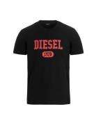 Diesel 1976 Varsity Logo Black T-shirt