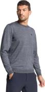 No Excess Pullover crewneck 2 coloured melang dusty blue